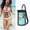 Black BK, variant on Universal Waterproof Phone Pouch IPX8 20.3x12cm Dry Bag with Lanyard for Phones Up to 6.7in Touchscreen Beach Swimming Boating Fishing Snorkeling Kayaking Clear Black Adjustable