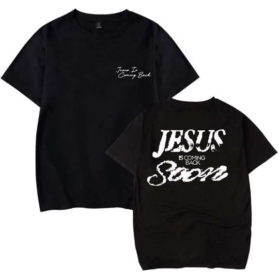 Josiah Queen Jesus Is Coming Back Soon T-Shirt Women Men Casual Crewneck Short Sleeve Tee