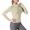 🔥 Green, variant on Sentmoon Sun Shirts for Women Long Sleeve UV Protection Cooling Long Sleeve Sun Shirt Women Crew Neck with Zipper Soft Regular Fit Running Shirts Women for Swimming and Surfing Gray L