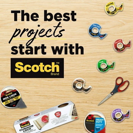 Scotch Magic Tape, Invisible, 1 Tape Roll