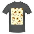 thumbnail image 4 of Bingfone Watercolor Bee Honey Honeycomb Bee Men'S Loose Fit Short-Sleeve Pocket T-Shirt, 4 of 7