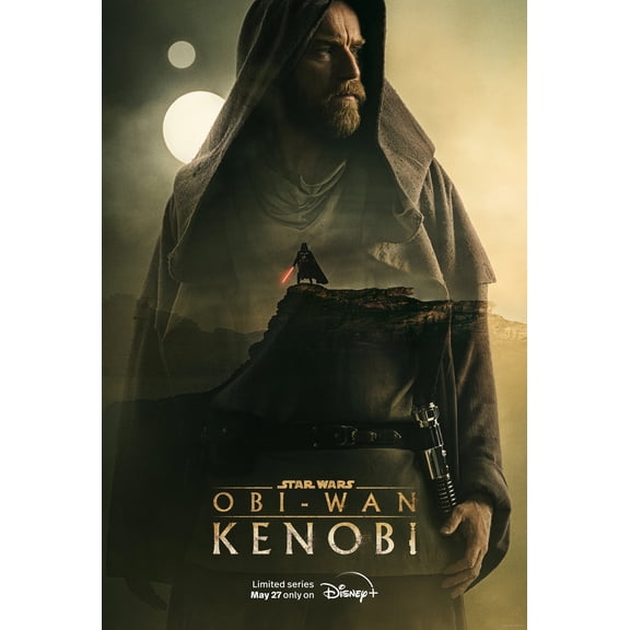 Obi-Wan Kenobi Movie Poster Quality Glossy Print Photo Wall Art Star Wars Luke Skywalker Disney Sizes 16x20