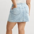 thumbnail image 2 of Juniors' Plus Size SO® Mid-Rise Mini Skirt Color: Black Size: 18, 2 of 4