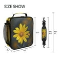 thumbnail image 5 of ALAZA Yellow Sunflower Lunch Box Insulated Lunch Bag Reusable Thermal Cooler Tote School Picnic, 5 of 6