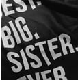 thumbnail image 4 of Best Lil Sister Ever Younger Sibling Youth T Shirt Tee Girls Infant Toddler Brisco Brands 12M, 4 of 5