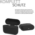 thumbnail image 4 of Étui de Protection Airpods Pro en Silicone, Compatible avec Airpods Pro / Accessoires de Protection / Prend en Charge la Recharge Sans Fil / Noir, 4 of 4
