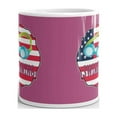 thumbnail image 3 of Swimming Accessories American Pride Coffee Tea Ceramic Mug Office Work Cup Gift 11 oz, 3 of 3