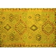 thumbnail image 1 of Ahgly Company Machine Washable Indoor Rectangle Persian Yellow Traditional Area Rugs, 2' x 5', 1 of 4