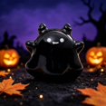 thumbnail image 4 of Xingjin Cute Halloween Ghost Figurine, Mini Resin Ornament Statue for Car Desk Decor, Tiny Desk Holiday Decoration Accessory, 4 of 4