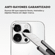 thumbnail image 3 of Mica de Cámara Cristal Deluxe 2mm para iPhone 16 Pro / 16 Pro Max – Protección Vidrio Templado Negro, Alta Claridad y Ajuste Perfecto, 3 of 6