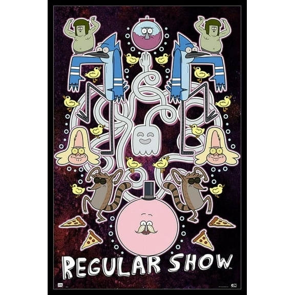 Regular Show Laminated & Framed Poster (24 x 36)