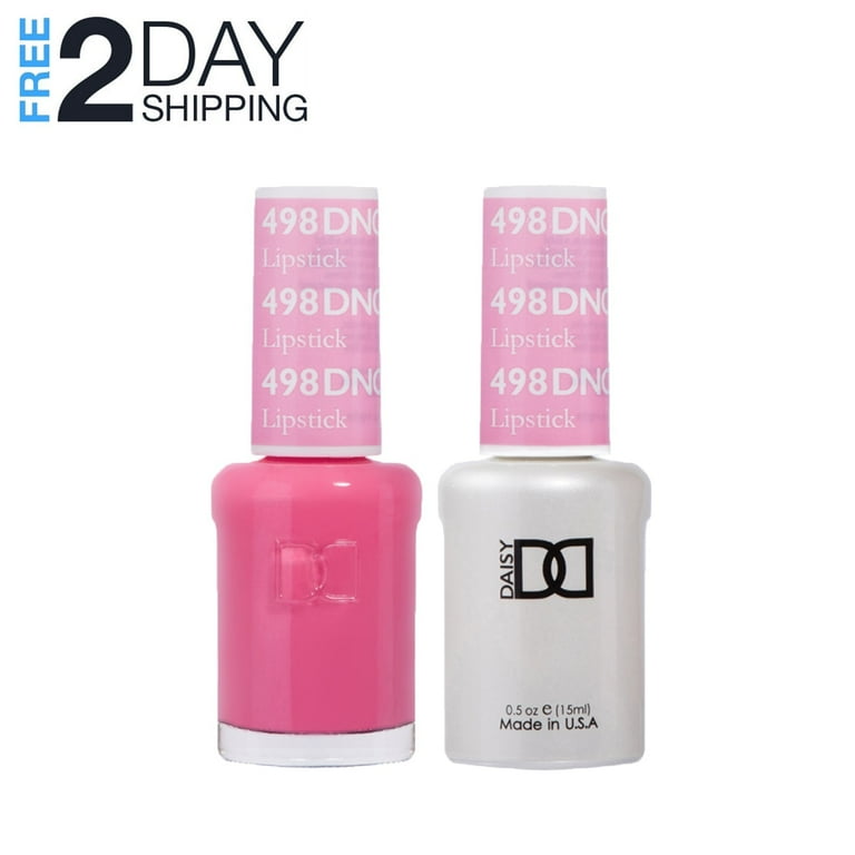 DND Daisy Nail Design - Gel & Lacquer Combo - Lipstick 498