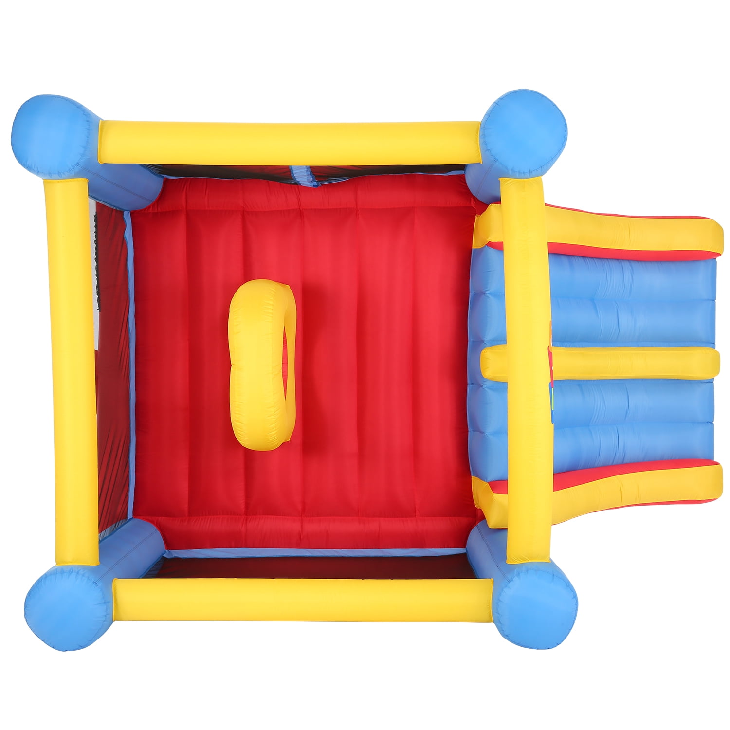 Sailvan Inflatable Bounce House, Indoor/Outdoor Bouncy House with Inflatable Obstacle Dual Tunnels, Large Slide Climbing Bounce Area Castle for Party