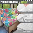 thumbnail image 6 of Yuyamidu Easter Egg RV Dinette Cushion Covers Daisy Camper Cushion Slipcovers 2 Pack RV Seat Covers Stretchy RV Dinette Couch Protector for RV Camper Accessories, 6 of 7