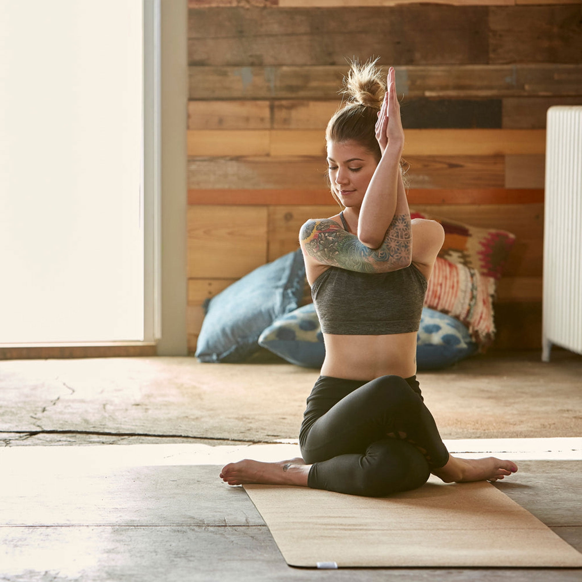 Gaiam Cork Yoga Mat, 5mm