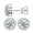 Silver Halo Round, variant on Moissanite Halo Earrings Stud Screw Back 0.2-8.0ct 3-10mm 18K White Gold Plated 925 Sterling Silver Lab Round Cut Brilliant Moissanite Halo Earrings for Women Men