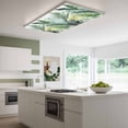 thumbnail image 3 of Tropical Plants Magnetic Fluorescent Light Covers for Ceiling Lights 2x4 Feet, Country Summer Green Palm Leaves Office Classroom Kitchen Drop Ceiling Light Covers Lighting Filters Shade Panel 2 Packs, 3 of 9