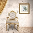 thumbnail image 3 of Vertentes, Jeanette 12x12 Gold Ornate Wood Framed with Double Matting Museum Art Print Titled - Lovely II Blue Flowers, 3 of 4