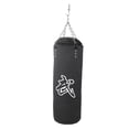 thumbnail image 2 of Saco de boxeo profesional colgante, grueso, para entrenamiento, para sala de fitness, negro, hueco, 80 cm, 2 of 14