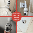 thumbnail image 2 of 2 X Cámara De Seguridad Vigilancia Foco Wifi HD Exterior Interior V380 OKAERI, 2 of 8