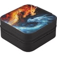 thumbnail image 2 of GZHJMY Jewelry Box Ice Fire Dragon Personalized Jewelry Box - Travel Portable Jewelry Case for Ring, Pendant, Earring, Necklace, Bracelet for Necklace Bracelet Earrings Rings, 2 of 7
