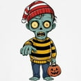 thumbnail image 3 of CafePress - Scary Zombie T Shirt Kids Baseball T Shirt - Kids Cotton Baseball Jersey, 3/4 Sleeve Shirt, 3 of 4