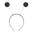 thumbnail image 7 of iiniim Girls Dance Outfit Metallic Long Sleeve Zip Neck Jumpsuit with Hair Hoop Sky Blue Black 12, 7 of 7