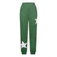 thumbnail image 4 of HAPIMO Women's High Waist Jog Pants Running Loose Joggers Pants for Girls Fall Sports Activewear Star Graphic Sweatpants Teens Casual Trousers Spring Workout Green L, 4 of 6