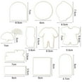 thumbnail image 5 of NIBOLOG Cookie Cutter Non Stick Easy to Demold Plastic Gratitude Pregnant DIY Fondant Embosser Mold for Mother's Day, 5 of 8