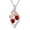 1&1-Jan & Jan, variant on Double Birthstone Necklaces for Women 18K Gold Plated Birthstone Rose Flower Jewelry Anniversary Valentines Day Mother's Day Birthday Gifts for Her Wife Girlfriend Mom