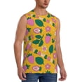 thumbnail image 2 of Kdxio Strawberry for Men's Muscle T-shirt,Sleeveless for Workout Running Athletic Gym Lounge Casual, 2 of 7