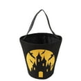 thumbnail image 2 of Produits Textiles pour la Maison Seau à Bonbons en Toile Citrouille Sac Réutilisable Portable Multifonction Halloween, 2 of 4