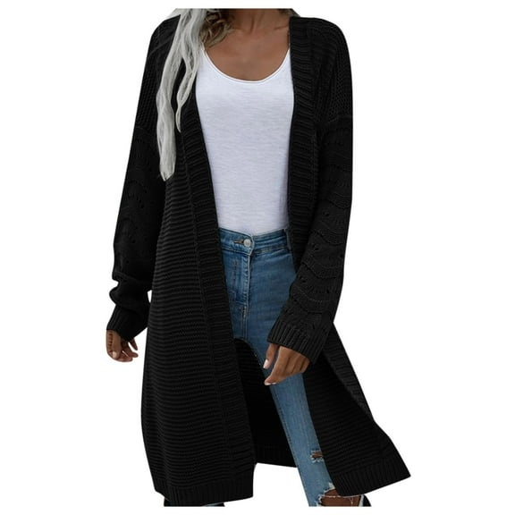 Cardigan Women Mid Length Style Knitted Sweater Autumn And Light Weight Cardigan