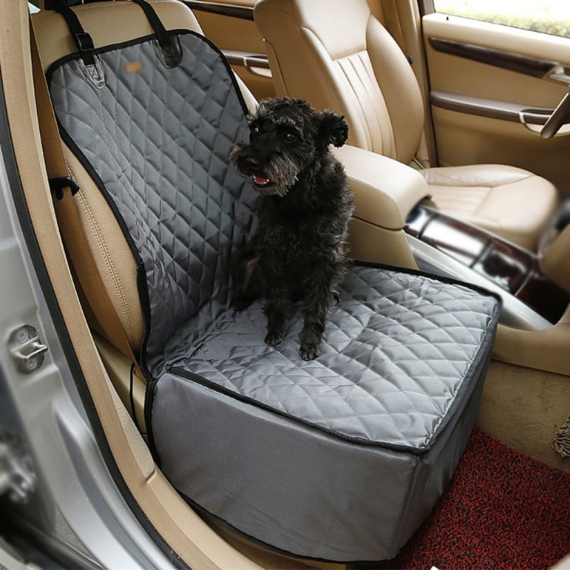 Front Pet Seat Cover for Dogs Pet Cushion Waterproof Nonslip Mat Protector 