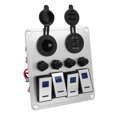thumbnail image 3 of Panel de interruptor basculante para barco a prueba de agua puerto USB dual del panel de interruptor basculante para vehículos recreativos ANGGREK Otros, 3 of 8
