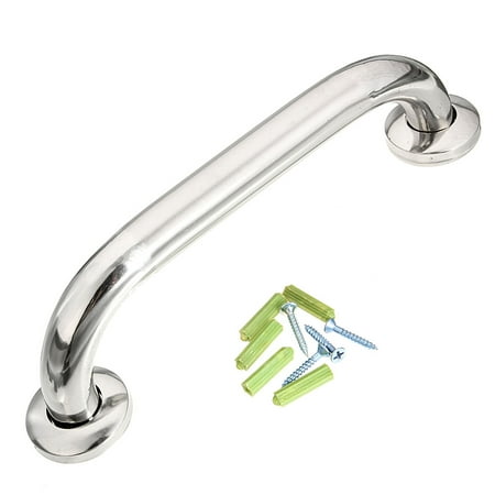 Guardian Tub Grab Bar 10'' Stainless Steel Safety Grab Bar Handle Chrome Tub Handgrip for Bathroom Shower SPECIAL TODAY ! ()