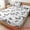 White 78.0"x79.9", variant on Unique Bargains Fitted Sheet Butterfly Pattern Microfiber Bed Sheets White 39.0"x74.8"