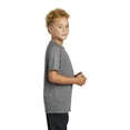 thumbnail image 2 of Sport Tek Teen Unisex Regular Heather T-Shirt Dark Grey Hthr X-Small, 2 of 2