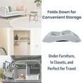 thumbnail image 4 of TRIXIE 3 Step Pet Stairs, Lightweight & Collapsible, Easy to Store, Non-Slip Treads, Gray, 4 of 6
