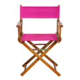 thumbnail image 2 of Chaise de Réalisateur 18 Pouces Cadre Chêne Miel-Toile Magenta, 2 of 5