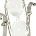 thumbnail image 5 of DecMode 4" x 8" Silver Metal Hourglass Sand Timer, 1-Piece, 5 of 11