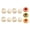 4sets, variant on Press-Style Plastic Molds with Detachable Parts, Creative Double-Ended Cookie Shaper Press for Shaping Homemades Pastries