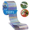thumbnail image 1 of Bird Repellent Reflective Scare Tape for Gardens and Rooftops-4.8*150ft-, 1 of 7