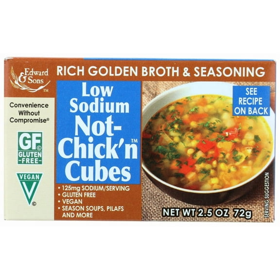 Edwards and Sons Natural Bouillon Cubes Not Chick N Low Sodium, 2.5 oz