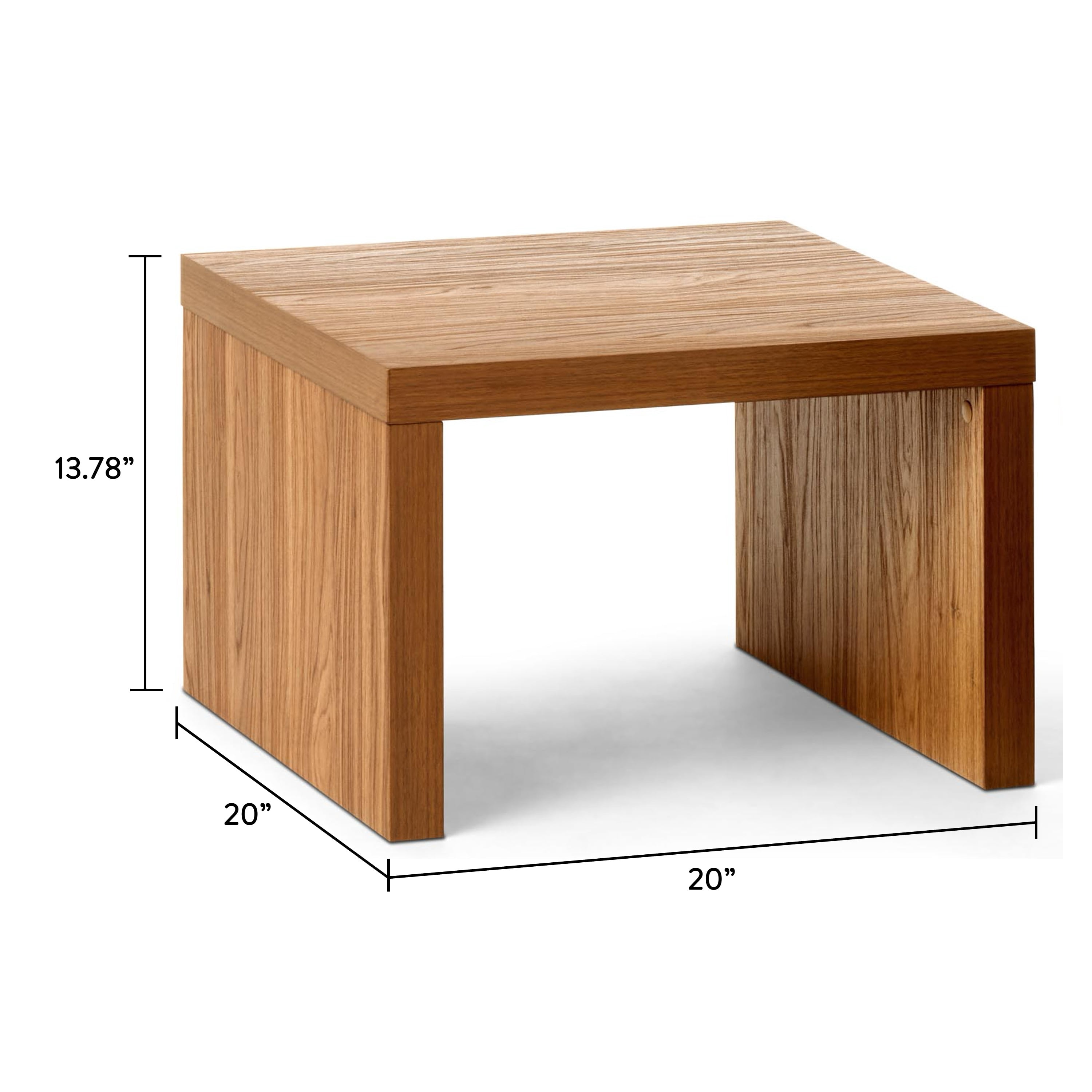 Mainstays Multi-Use Coffee and End Table Set, Warm Walnut Finish