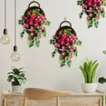 thumbnail image 4 of Clearance Under $10 Artificial flowers, Artificial Morning Glory Flowers For Spring Outdoor Hanging Decoration Wall Wisteria Hanging Basket Plants For Wedding Corridor Yard Gardens Patios Balcon, 4 of 9
