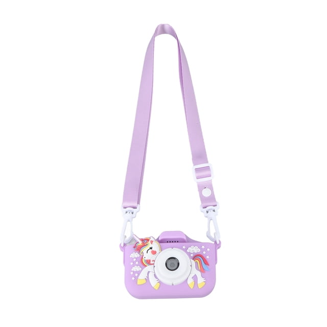Kids Selfie Camera Cute Dual Lens Kids Camera Cámaras De Video Digitales Para Niños Pequeños Fotografía Grabación De Video Juegos Música Cámara Digital Juguete