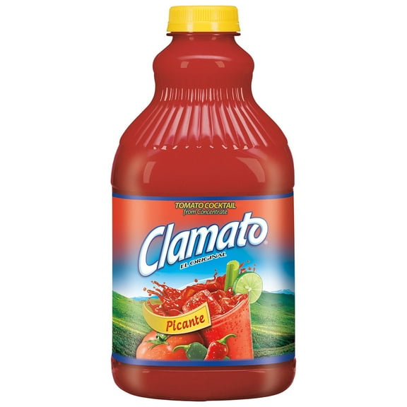 Clamato Tomato Cocktail, Picante (Pack of 3)
