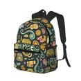 thumbnail image 2 of Lsque Colorful Hippie Classic Casual Backpack - Large Capacity Water-Resistant Backpack for School, Work, Travel, and Outdoor Activities, 2 of 8