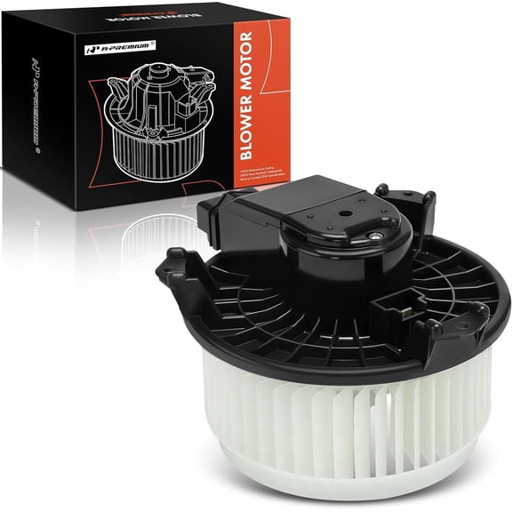 A-Premium HVAC Heater Blower Motor with Fan Cage Compatible with Ford Edge Fusion Police Responder/SSV Plug-In Hybrid Lincoln MKZ MKX Continental Fits select: 2013-2020 FORD FUSION SE